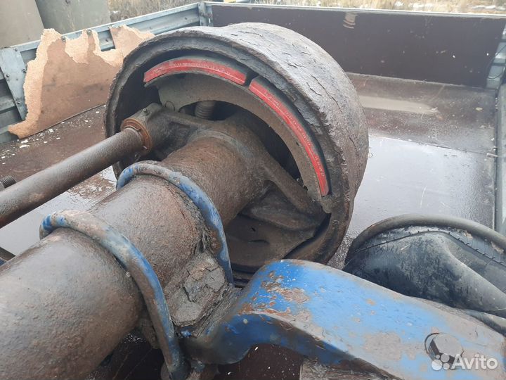 Оси саф SAF бпв BPW Мерседес для полуприцепа