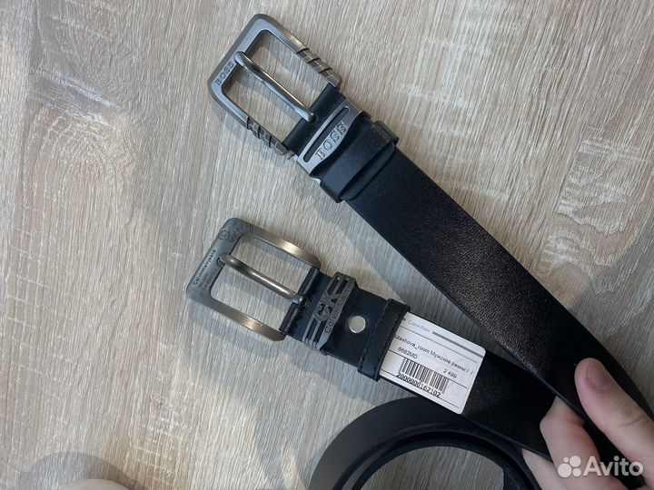 Мужской кожаный ремень