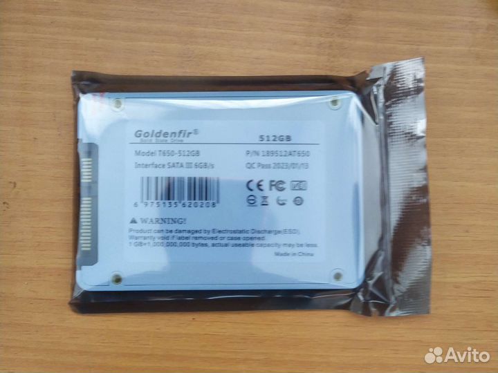 Ssd 128gb 256gb 512gb новый в упаковке