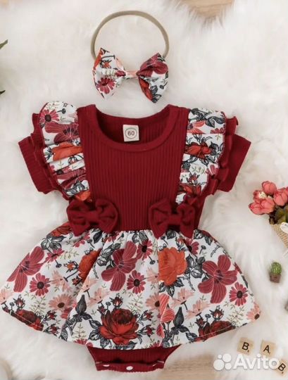 Боди для девочки 68