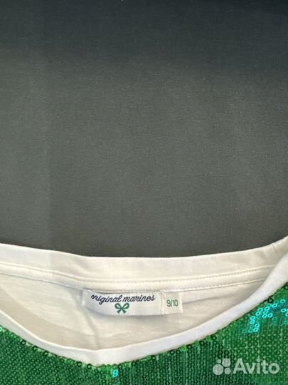 Футболка на девочку original marines 9-10 л