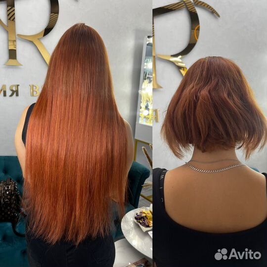 Наращивание загущение волос