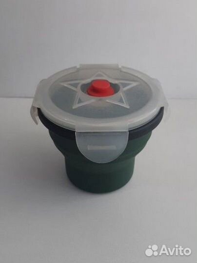 Стакан складной силиконовый