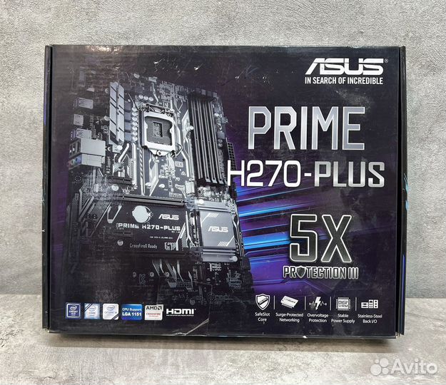 Материнская плата Asus prime H270-plus