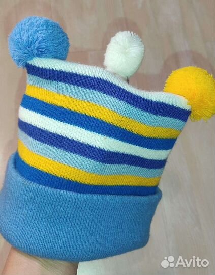 Шапка для мальчика 18 36 мес 1,5 3 года