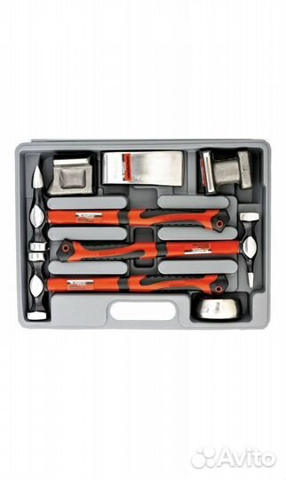 Набор рихтовочный, 3 молотка, 4 наковальни 