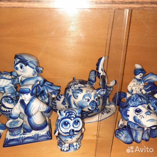 Гжель.Посуда