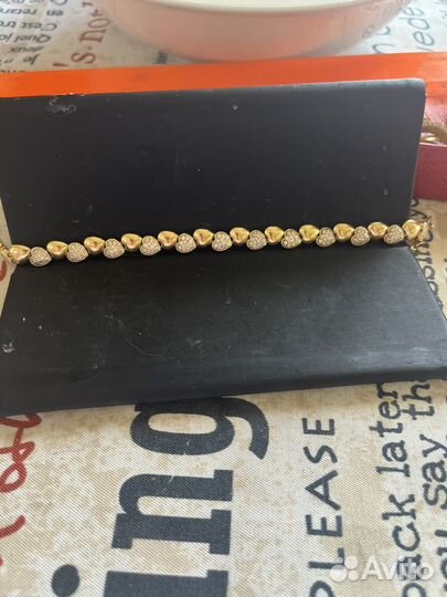 Золотой браслет с бриллиантами 750