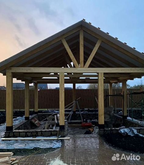 Беседка из дерева