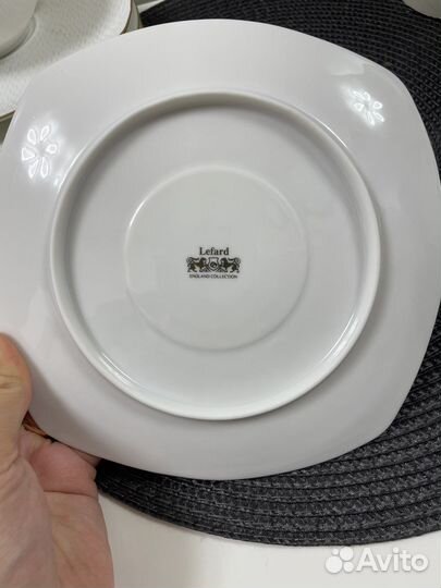 Блюдца от чайного сервиза Lefard Оро Бьянко