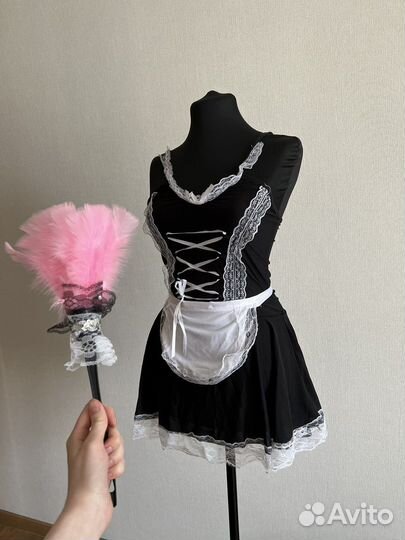 Костюм Горничной Новый с метелкой 40 44