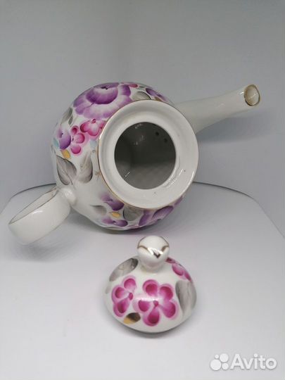 Чайник заварочный СССР, 0,4 л) фарфор, Сысерть