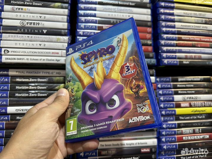 Spyro reignited trilogy ps4 диск