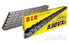 Цепь DID 530 vx3 steel gold
