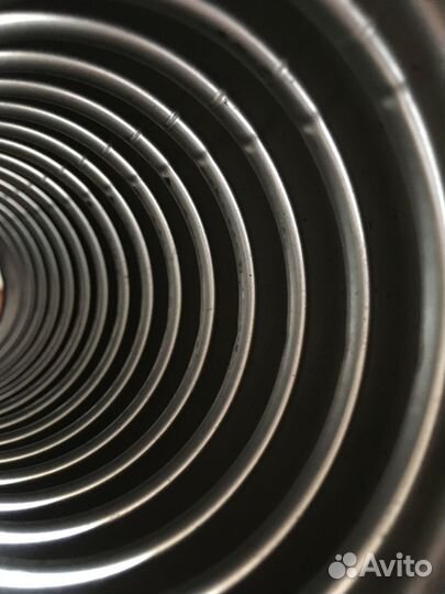 Гофра выпускная с сеткой 63мм - длина 75мм