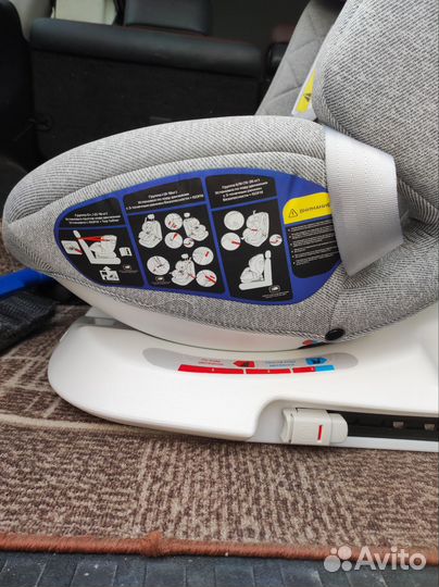 Детское автокресло от 0 до 36 кг поворотное