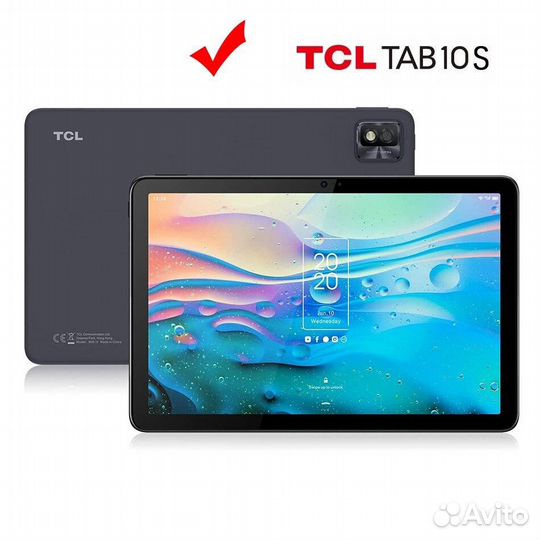 4G планшет 10.1 TCL в TAB 10S + стилус