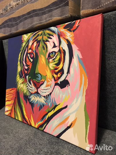 Картина по номерам готовая