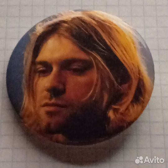 Значок Курт Кобейн