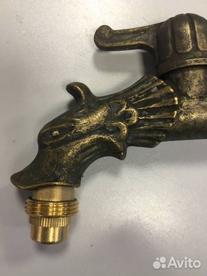 Кран декоративный водоразборный 1/2 Голова дракона