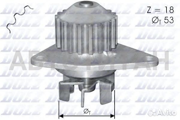 Помпа водяная Citroen Berlingo 96-; C2 03-; C3 02