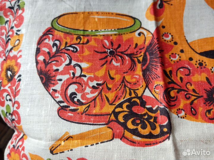 Дорожка на стол льняная времён СССР новая