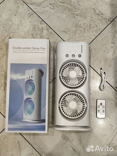 Мини кондиционер вентилятор увлажнитель настольный