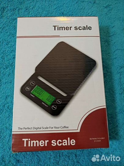 Весы бариста с таймером, до 5кг. Доставка по РФ