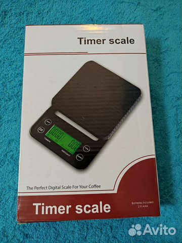 Весы бариста с таймером, до 5кг. Доставка по РФ