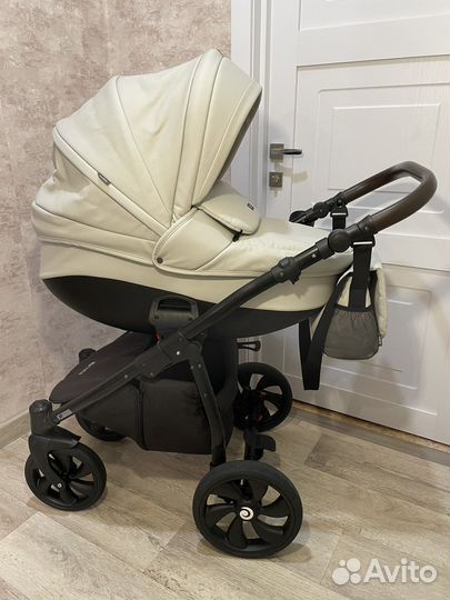 Коляска Tutis Nanni 2 в 1 (Эко-кожа)