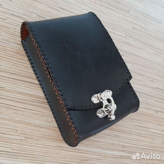 Чехол для карт таро, натуральная кожа,14х9,5х4 см