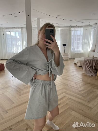 Домашний костюм с шортами 42-46