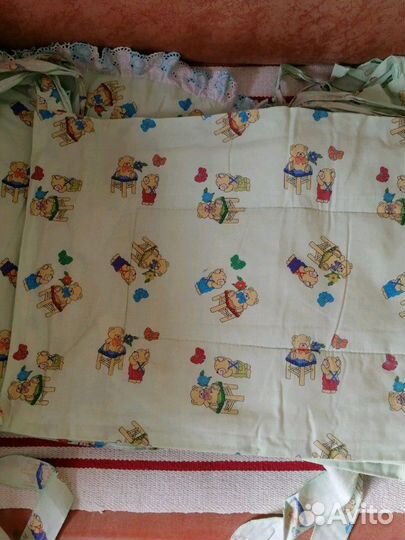 Балдахин и бортики на детскую кроватку