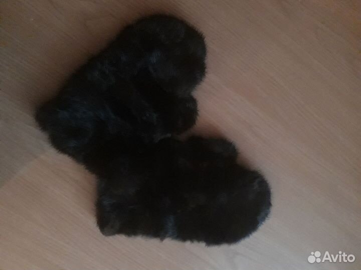 Варежки женские норковые