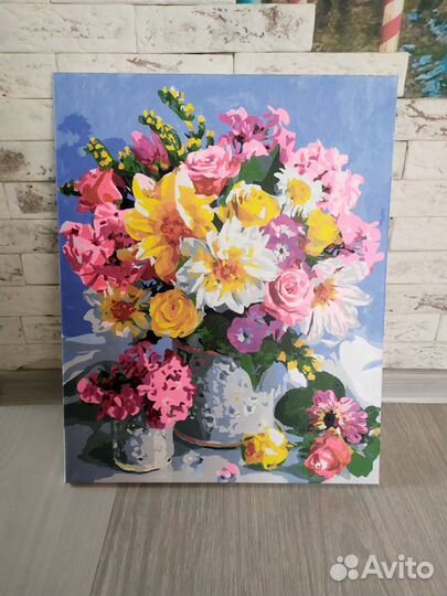 Готовая картина по номерам