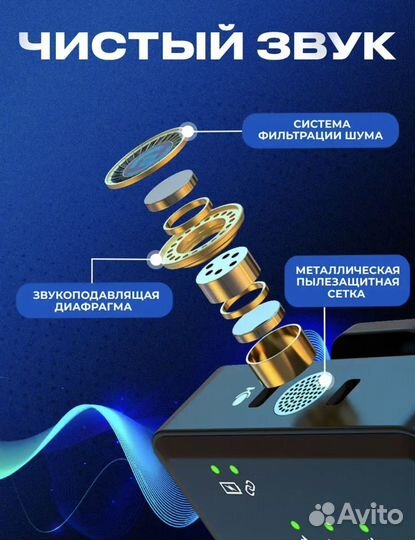 Беспроводной петличный микрофон с ресивером