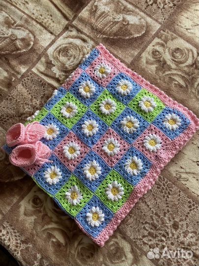 Плед ручной работы