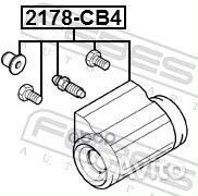 Цилиндр тормозной задний 2178-CB4 Febest