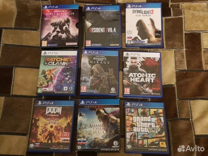 Игры для приставки пс4 пс5 PS5 PS4 Рус. Яз