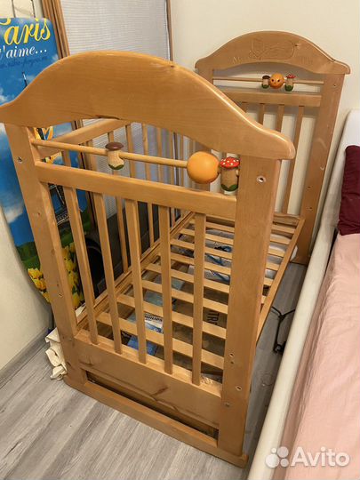 Кроватка детская (под матрац 120*60)