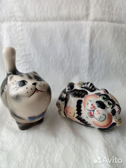 Фигурки, статуэтки котов. Керамика