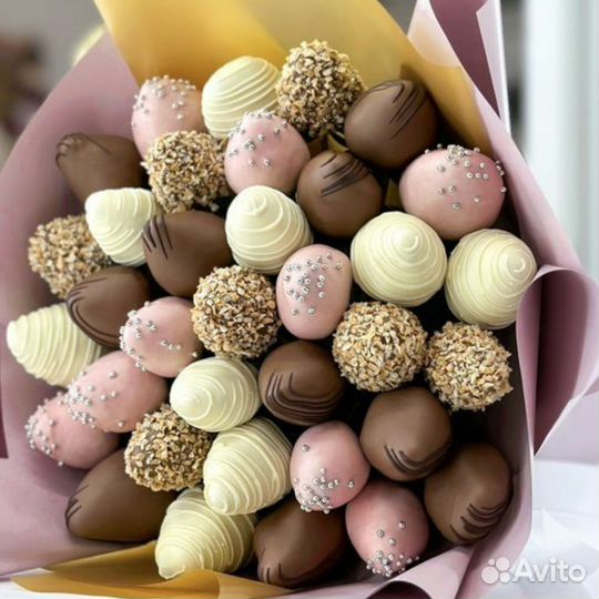 Букет клубника в шоколаде