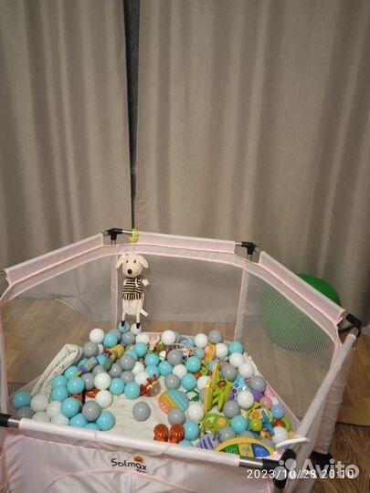 Манеж детский складной