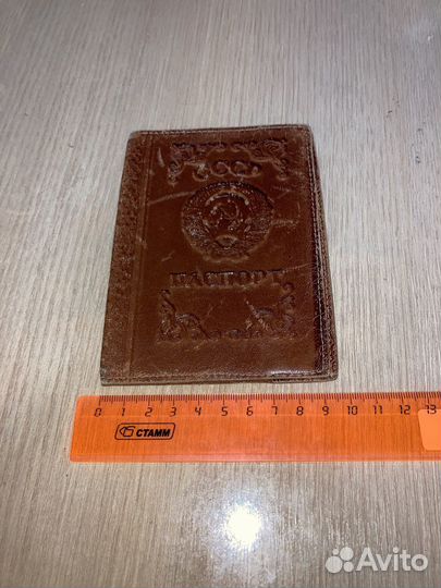Обложка на паспорт СССР кожа
