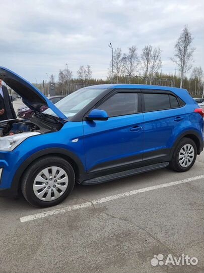 Пороги подножки на hyundai creta