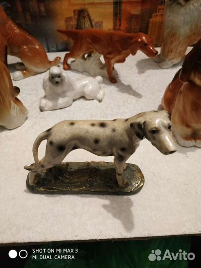Фарфоровые статуэтки собак лфз