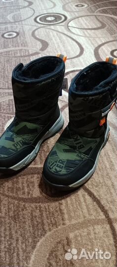 Зимние дутые сапоги