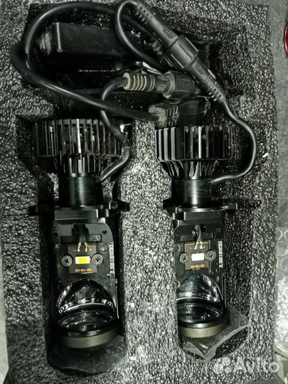 Линзованные лампы h4