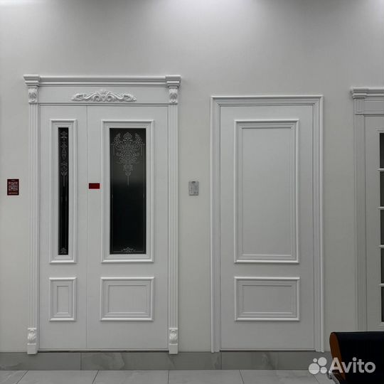 Двери межкомнатные белые