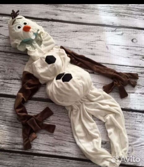 Костюм снеговика Олафа Disney в отл состоянии